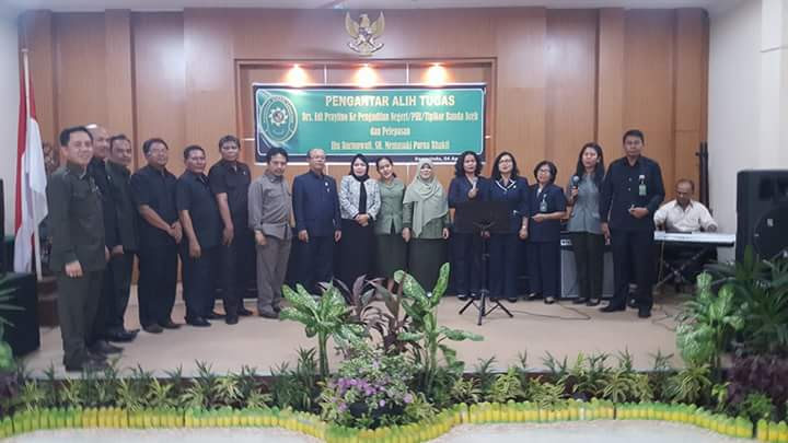 Pengantar Alih Tugas Drs.Edi Prayitno ke PN/PHI/TIPIKOR Banda Aceh dan Pelepasan ibu Darmawati, SH Memasuki Purna Bhakti